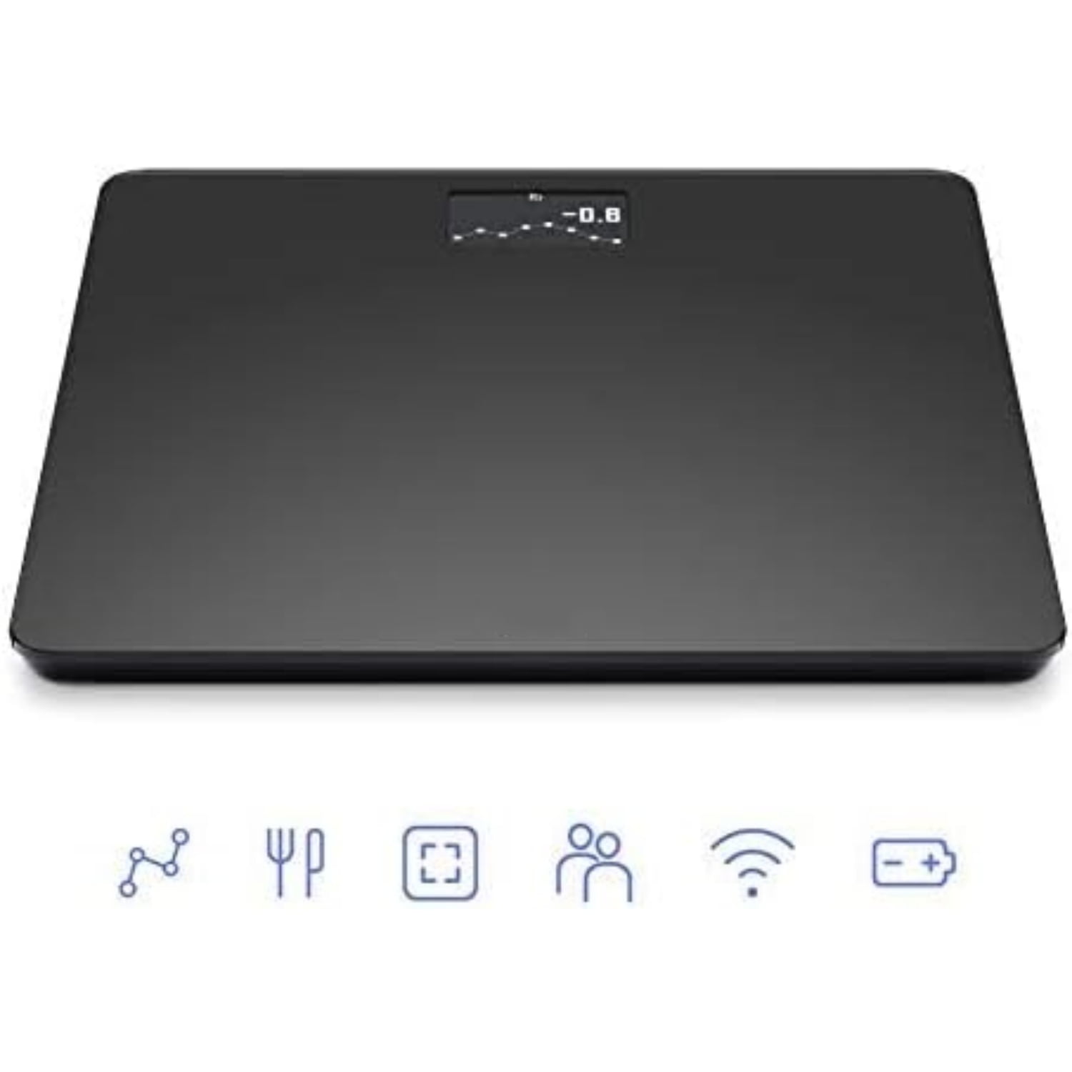 Digital Wi-Fi Smart Scale with Automatic Smartphone App Sync, BMI, Multi-User Friendly, with Pregnancy Tracker & Baby Mode