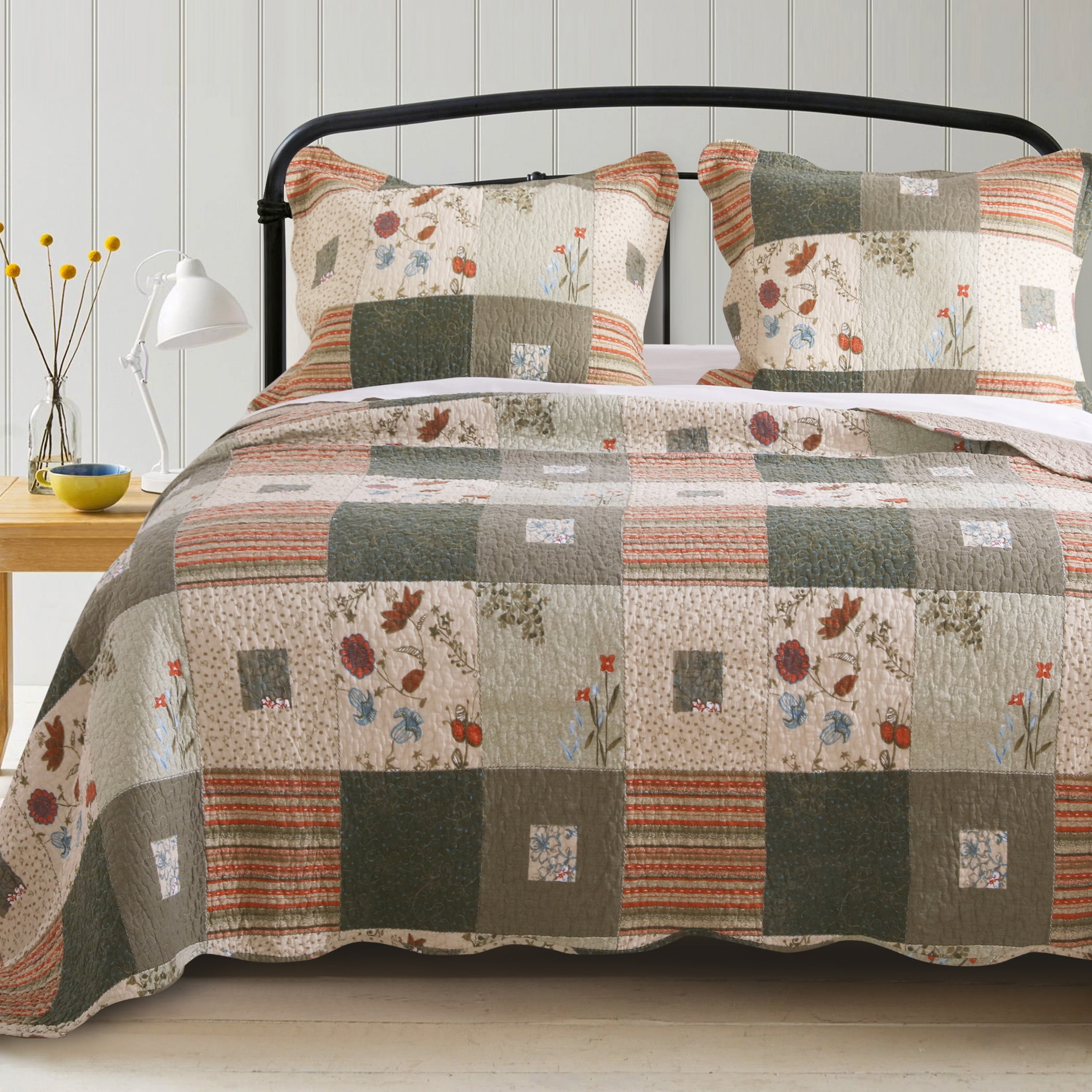 Twin Quilt Set Price Reduced New Hand Made All 100/% Cotton Fabrics