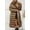 Camel, variant on Women's Puffer Jacket Lightweight Quilted Hooded Long Down Alternative Coat with Belt
