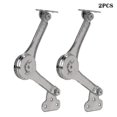 2pcs Heavy Duty Lid Support Hinges Soft Close Folding Lid Stay Hinge