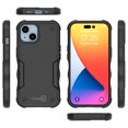 thumbnail image 2 of CoverON For Apple iPhone 15 Case, Military Grade Heavy Duty Rugged Phone Cover Grip, Black, 2 of 9