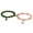 Green Pink, variant on King and Couples Bracelets His and Hers, 8mm Natural Stone Matching Bracelet Set with Beads, Long Distance Gift