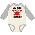 thumbnail image 3 of Inktastic My Gigi Loves Me Grandkids Boys or Girls Long Sleeve Baby Bodysuit, 3 of 5