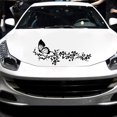 thumbnail image 3 of Deyuer Flying Butterfly Flower Beautiful Car Door Window Sticker Decal Accessory Decor,Black, 3 of 7