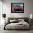 thumbnail image 3 of Stephen Chambers 32x25 Black Modern Wood Framed Wall Art Titled - Ferrari Daytona Sp3 8, 3 of 6