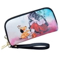 thumbnail image 1 of Coofit Coin Purse Casual Zipper Print Shell Phone Clutch Wallet Change Purse for Ladies, 1 of 8