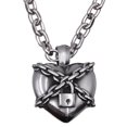 thumbnail image 1 of 1185 Collar gótico punk largo colgante collar creativo retro hip-hop gargantilla cadena, 1 of 5