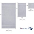 thumbnail image 2 of Juego de Toallas de Lujo de 3 Piezas de Lino Suave Innotech, 1 Toalla de Baño, 1 Toalla de Manos y 1 Toalla de Cara, Toallas 100 % Algodón para Baño, 2 of 5