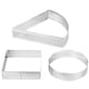 thumbnail image 5 of 3 piezas de moldes cuadrados, redondos y triangulares para hornear pasteles y postres, herramientas para hornear DIY, 5 of 5