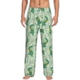 thumbnail image 2 of Picia Cute Dinosaurs in Space Mens Soft Woven Cotton Elastic Waistband Sleep Pajama Pant Lounge Sleep Pant With Pockets And Drawstring-X-Large, 2 of 9