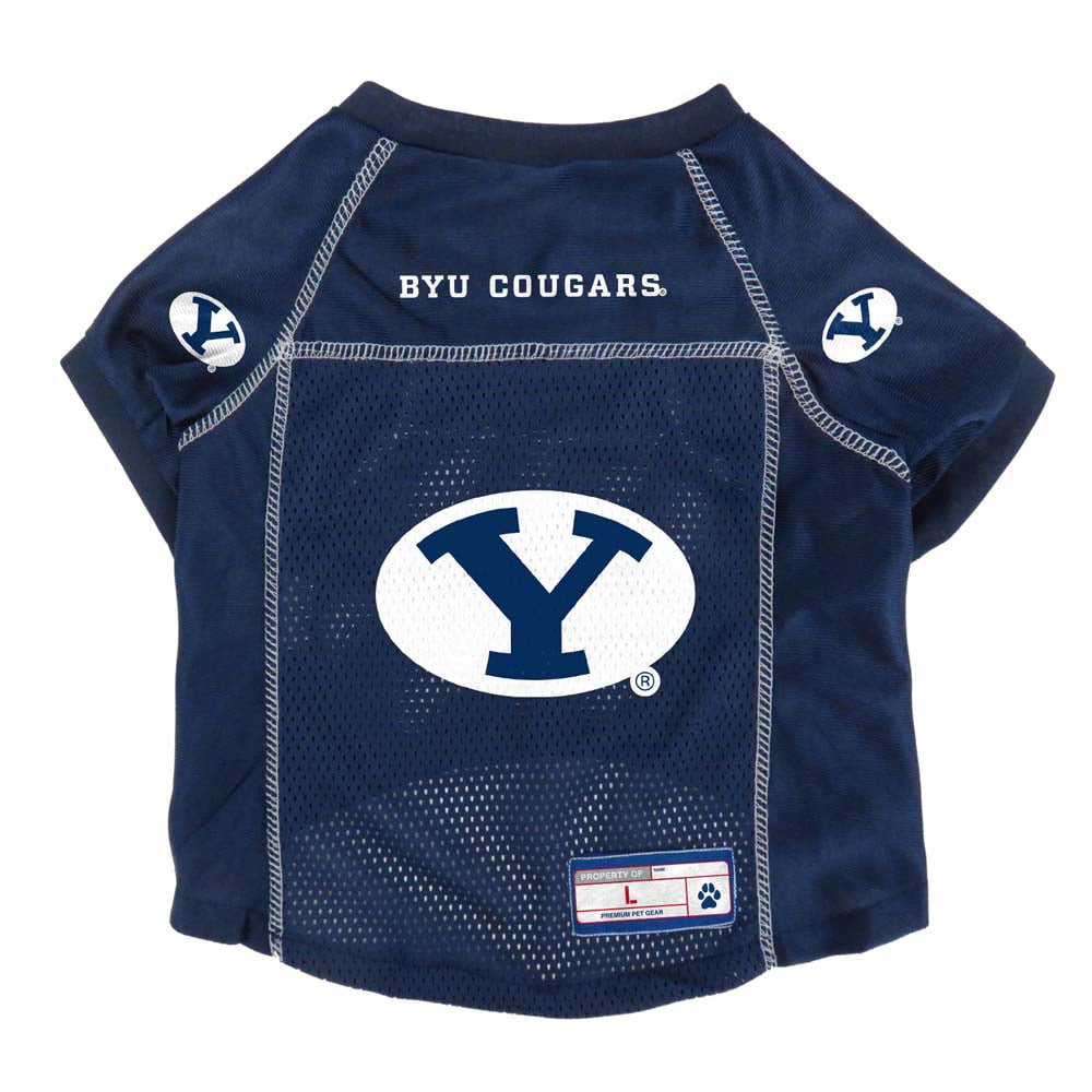 ncaa byu cougars pet jersey, large