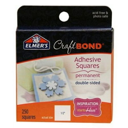 UPC: 0026000040082 | Elmer s Craft Bond Permanent Adhesive Squares 250 Count