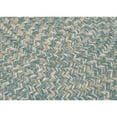 thumbnail image 6 of Colonial Mills 6' x 9' Mint Green And Beige Oval Handmade Braided Area Throw Rug, 6 of 7