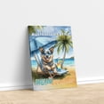 thumbnail image 3 of Australian Cattle Dog Hello Summer Beach Theme with Sunglasses and Tropical Cocktail Vertical Matte Canvas Poster Heeler Lover Gifts Wall Art Home Decor - 00009, 3 of 5