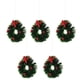 thumbnail image 3 of GOOHOCHY 5 adorables mini coronas navideñas, adornos para casas de muñecas (DIY), 3 of 8