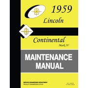 Detroit Iron OEM 1959 Lincoln Maintenance Manual