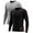 2 Pack - 1 Black/1 Gray, variant on 2 Pack Thermal Shirts for Men Long Sleeve Tops Undershirt Base Layer for Winter Cold Weather
