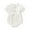 White, variant on Summer Onesie Jumpsuit Baby Boy Baby Solid Color Cotton Baby Short Sleeve Round Neck Jumpsuit Newborn Girl Romper