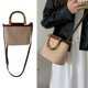 thumbnail image 2 of Fashion Straw Woven Bag Small Bucket Bags Crossbody Bag SummerBeach Shoulder Bag for Women Girl Large Capacity Handbag, 2 of 4