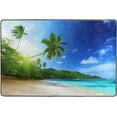thumbnail image 4 of SKYSONIC 72x48in Tropical Palm Tree Seaside Area Rug, Beach Palm Summer Non-Slip Floor Carpet for Indoor Living Dining Room and Bedroom Area, 4 of 7