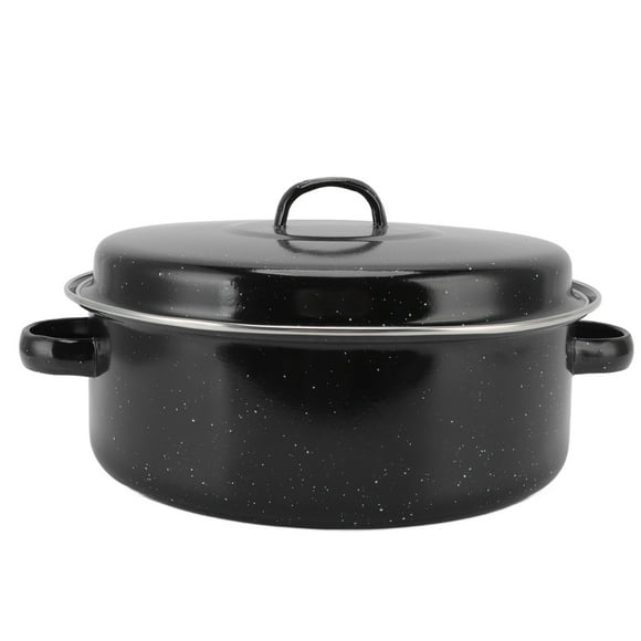Roasting Pan With Lid - Nonstick Cooking Oven Pan, Roaster Pot For Baked Sweet Potatoes, Barbecue