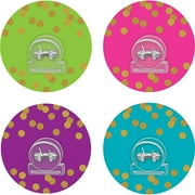 Teacher Created Resources Clingy Thingies Bulldog Clips 3.125" Wide Assorted Colors