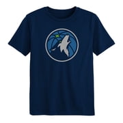 Preschool Outerstuff Navy Minnesota Timberwolves Primary Logo T-Shirt