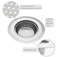thumbnail image 4 of 2PCS Sink Strainer Stainless Steel Sink Strainer for Kitchen Sinks with Wide Rim, 4 of 6