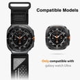 thumbnail image 4 of Correa de reloj ULTIMAL Nylon Sport 47 mm con bandera de EE. UU., negra, 4 of 7
