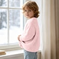 thumbnail image 5 of Gealkoca Kid Knit Sweater Crewneck Long Sleeve Pullover Sweater Girl Boy Fall Winter Warm Clothes Soild Color Warm Pullover 3Months-5Years, 5 of 9