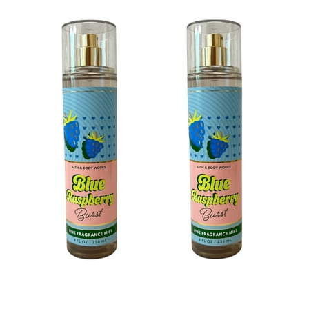 Bath & Body Works Blue Raspberry Burst Mist 8 fl oz 2 Pack