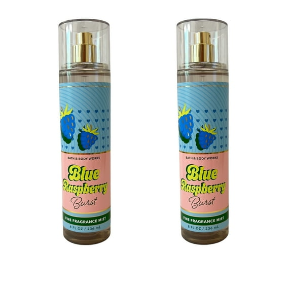 Bath & Body Works Blue Raspberry Burst Mist 8 fl oz 2 Pack
