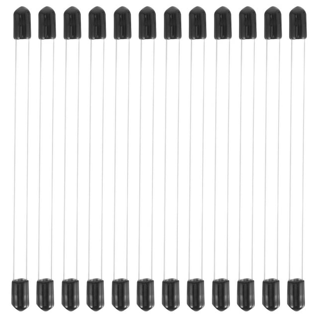 OULII 20Pcs Clear Plastic Tubes with Caps Dustproof Storage Tube for Home Décor Products
