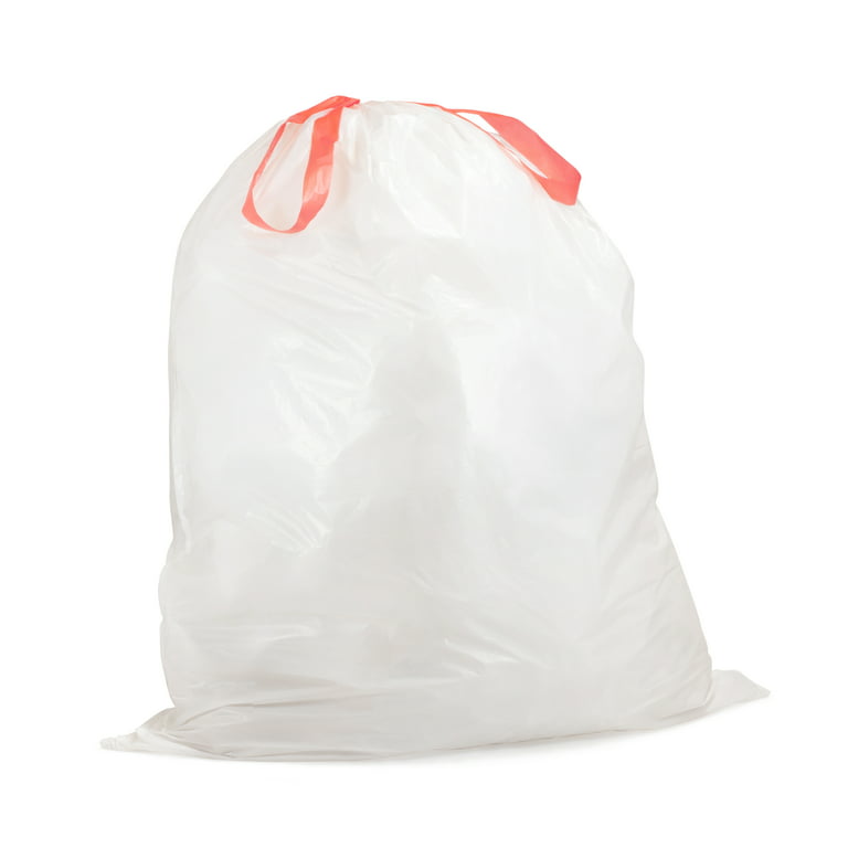 Nicesh 18 Gallon 90 Counts Trash Bags, Kitchen Garbage Bag, Black