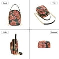 thumbnail image 3 of joogoo Women Ethnic Flowers Blooming Chain Crossbody Bags Shoulder Handbag Phone Purse, 3 of 5