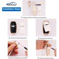 thumbnail image 4 of LAICAIW for Genesis Key Fob Cover with Keychain Lanyard, Soft TPU Key Fob Case Protector Full Covers Fit for 2022 Genesis GV70 G70 2022 2021 Genesis GV80 6 Buttons Keyless Entry Smart Key (Gnss), 4 of 6