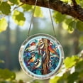 thumbnail image 2 of 7.4in Sun Catcher Puzzle – Portable Acrylic Puzzle Suncatcher for Travel, for Window Hanging D, 2 of 5