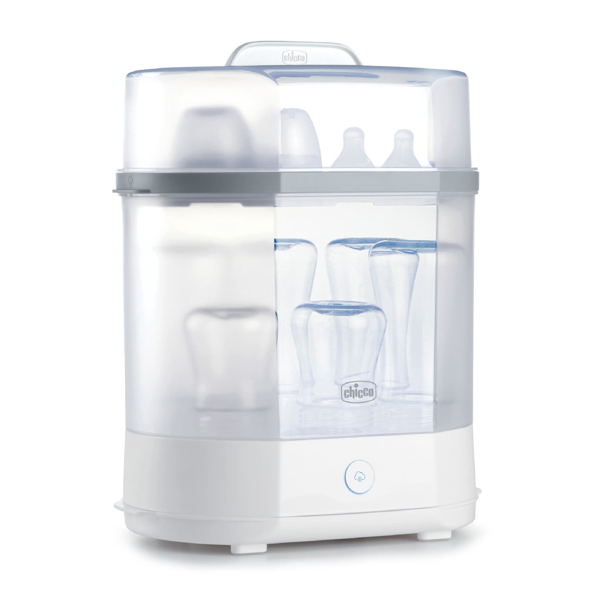Chicco 3-in-1 Electric Steam Sterilizer for Baby Bottles, Pacifiers, Toys and More - White