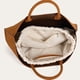 thumbnail image 2 of Bolso Mano para Mujer Con Múltiples Bolsillos Gamuza (marrón), 2 of 8