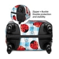thumbnail image 4 of Bixox Washable Flowers and Lady Bugs Printed Luggage Cover, Fashion Suitcase Protector Fits for Small luggage, 4 of 8