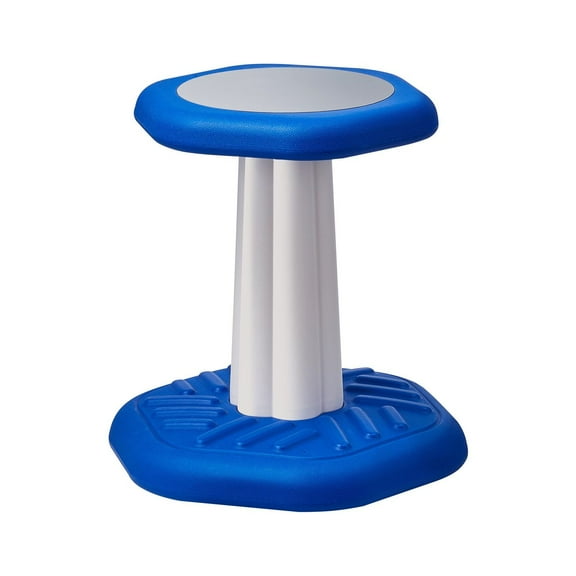 Kids Wobble Chair with Sponge Cushion Improves Focus Posture and Calm for Ages 3-7 Blue Active Stool for School Preschool