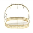 thumbnail image 2 of Rollbacks & More Gold Large-Capacity Storage Rack Plating Coffee Cup Hob Dish Can Hang Most Cups, Saucers, Spoons and Pot Metal Stand Holder, 2 of 9