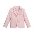 thumbnail image 2 of Coerni Boys Plaid Formal Blazer Lightweight Button-Down Suit Jacket with Flap Pockets Toddler & Teen School Sport Coats Wedding & Graduation, 2 of 5