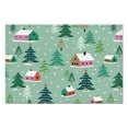 thumbnail image 2 of Merry Christmas Green Tree Set Of 4 Holiday Table Place Mats Durable Linen Placemats 12 X 18 Inch Winter Table Mats for Party Kitchen Dining Decoration for Kitchen Dining Table,Kitchen Table Mats, 2 of 5