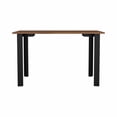 thumbnail image 3 of CoSoTower Rectangle Writing Desk with Steel Legs Mahogany, 3 of 6