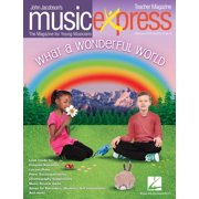 Angle View: Hal Leonard What a Wonderful World Vol. 15 No. 6 Teacher Magazine w/CD by Louis Armstrong Arranged by Emily Crocker