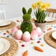 thumbnail image 5 of Decoraciones de Pascua, adornos de Pascua, regalos de Pascua, figura de conejo de Pascua para decoraciones de escritorio y ambientes festivos, conejo de plástico flocado., 5 of 6