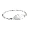 thumbnail image 1 of MedicEngraved Bracelet Médical en Acier Inoxydable 316L avec Émail et Étiquette Médicale - Gravure Médicale Incluse, 1 of 7