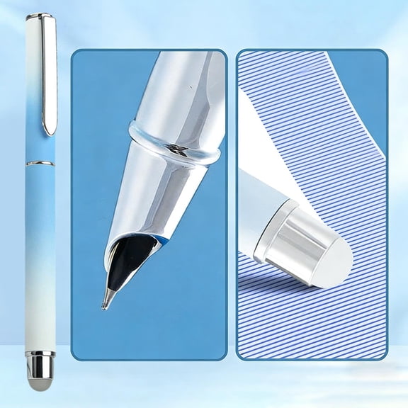 0.38mm Fine Nib Fountain Pen, Smooth Writing Calligraphy Pen for Journaling & Lettering, Elegant Plastic Design, Cool Pens for Teens & Adults, Office Campus Supplies