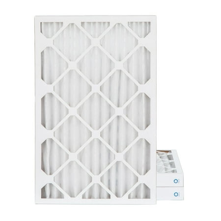 

16x24x2 MERV 11 ( MPR 1000 FPR 7-8 ) Pleated 2 Air Filters for AC and Furnace. 3 PACK. Exact Size: 15-1/2 x 23-1/2 x 1-3/4